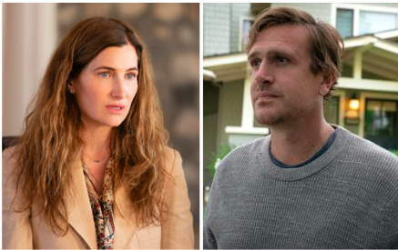 Kathryn Hahn in 'Tiny, Beautiful Things' and Jason Segel in 'Shrinking'